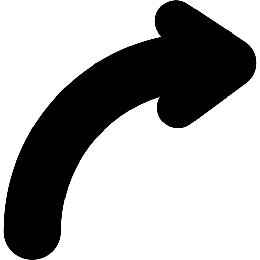 Curved Arrow Pointing Right