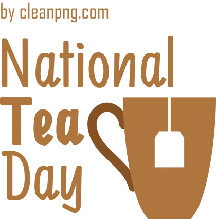 National Tea Day Logo Design