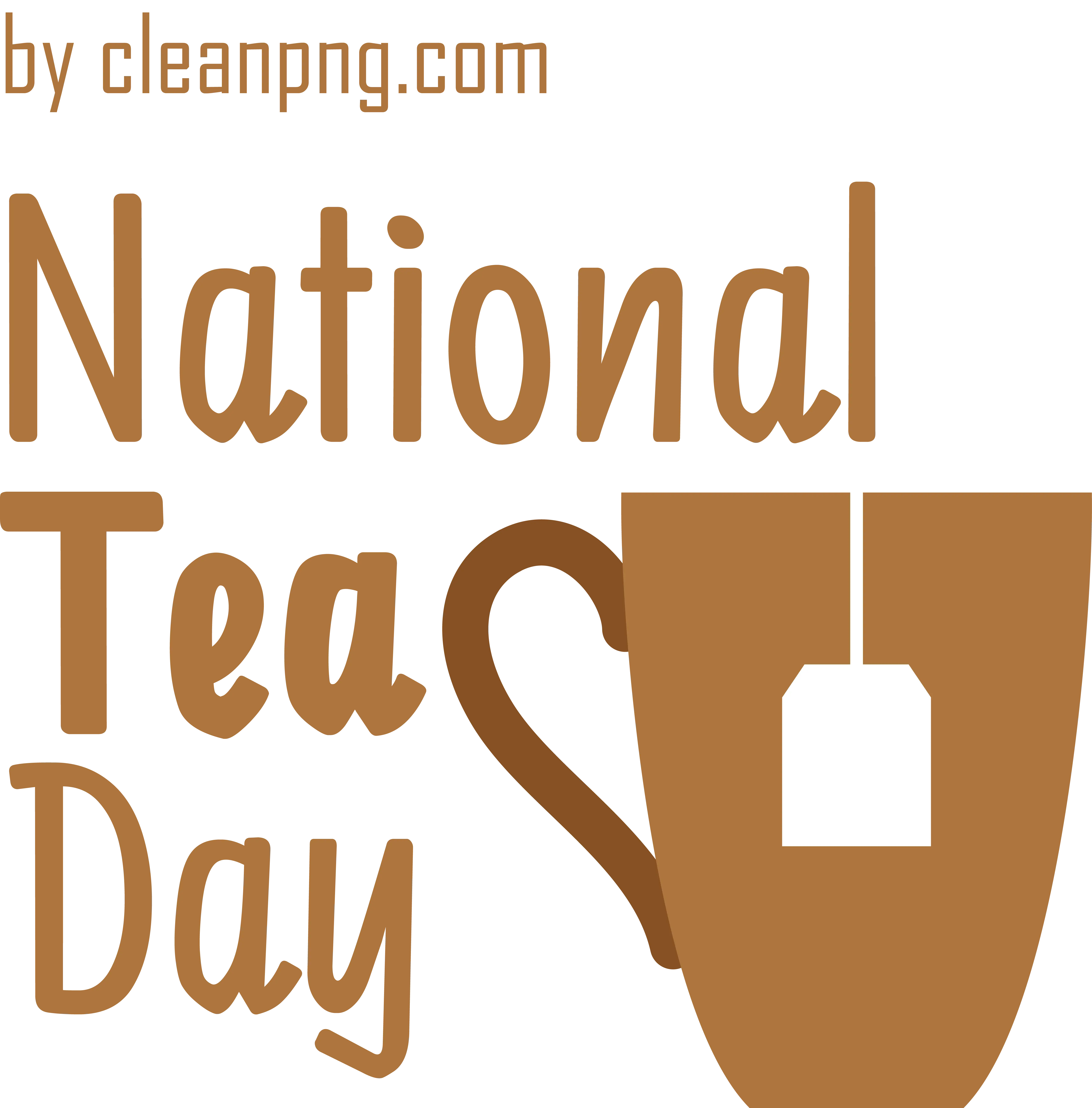 National Tea Day Logo Design