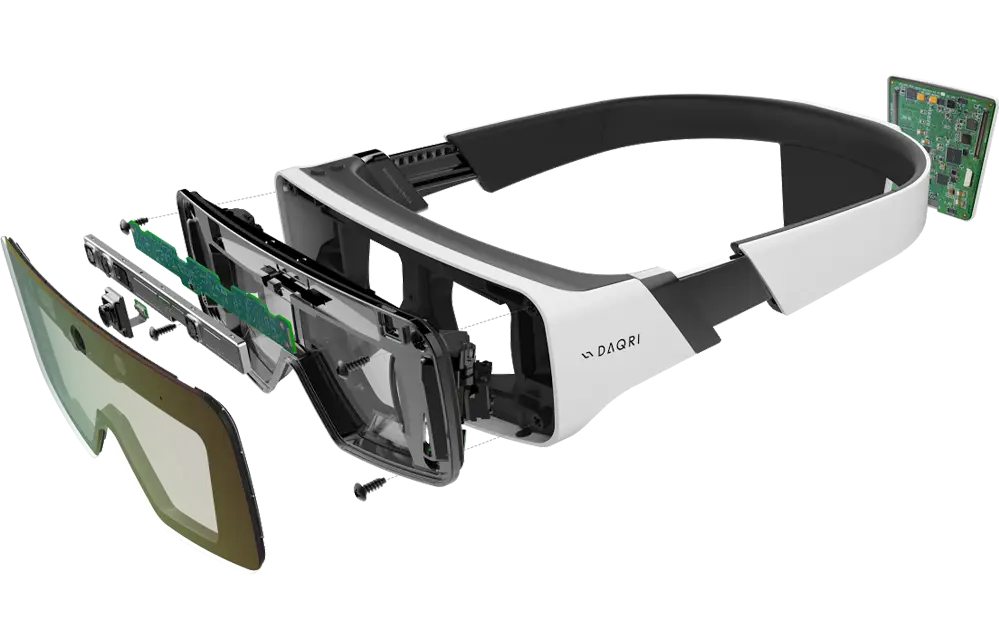 Exploded View of VR Headset