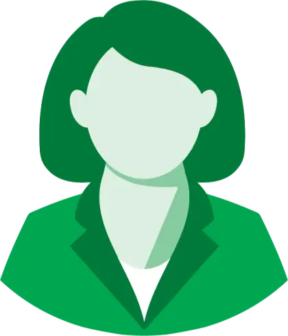 Green Female Avatar Icon