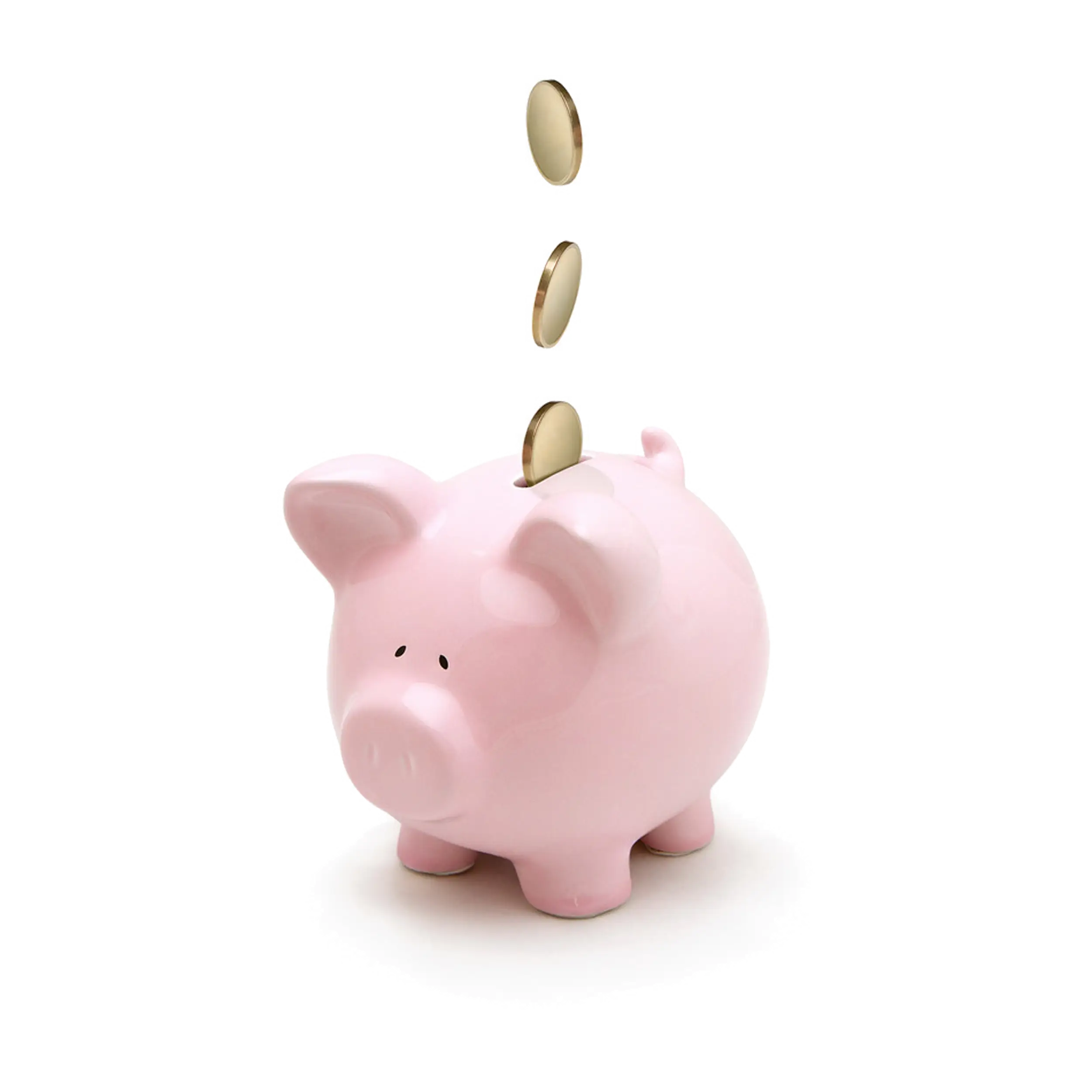 Piggy Bank with Coin Drop