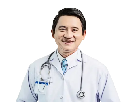 Smiling Doctor with Stethoscope in Professional Attire