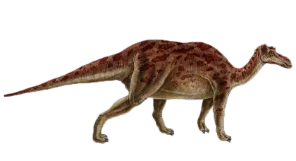 Brown Spotted Dinosaur in Natural Design