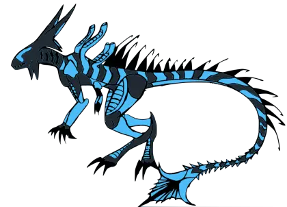 Blue Fantasy Dragon