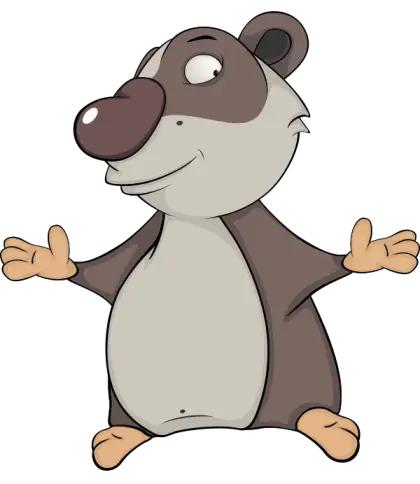 Cute Cartoon Bear Illustration