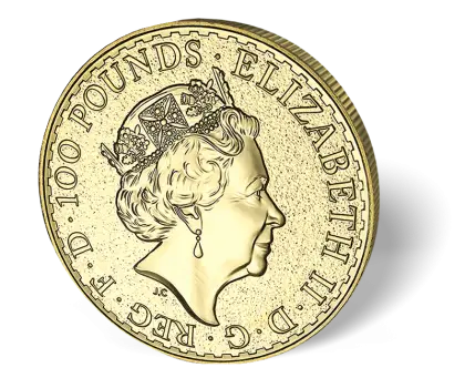 Gold British Pound Coin