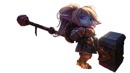 Fantasy Character Holding a Hammer