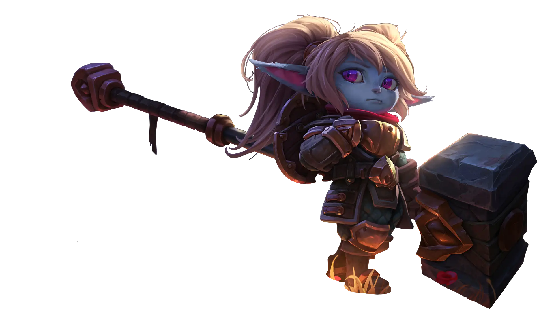 Fantasy Character Holding a Hammer