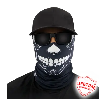 Skull Mask with Sunglasses Illustration