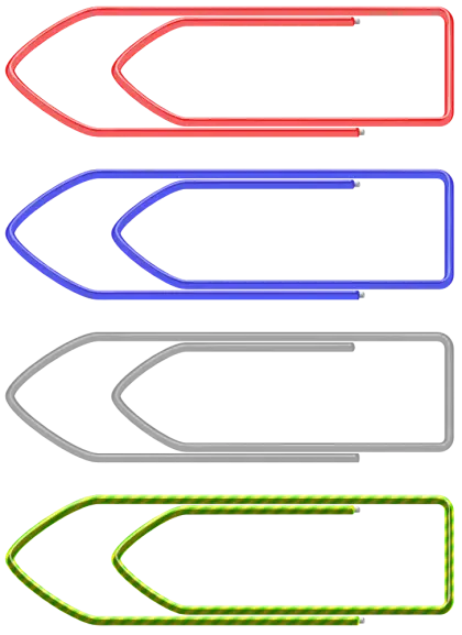 Colorful Paper Clips for Office Use