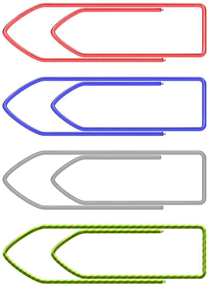 Colorful Paper Clips for Office Use