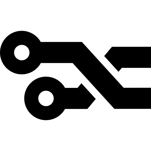 Black Circuit Symbol