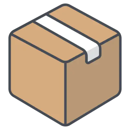 Simple Cardboard Box for Shipping