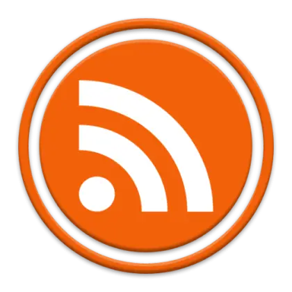 Orange RSS Icon for Web Feeds