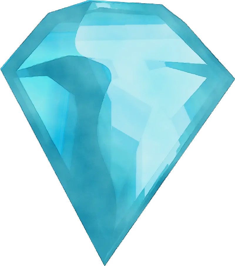 Blue Crystal Diamond Illustration