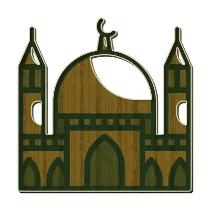 Wooden Mosque Icon