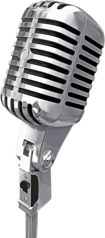 Retro Microphone for Performance