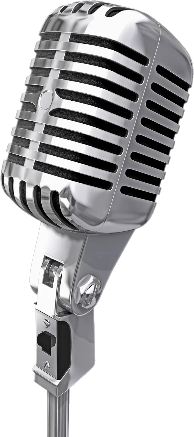 Retro Microphone for Performance