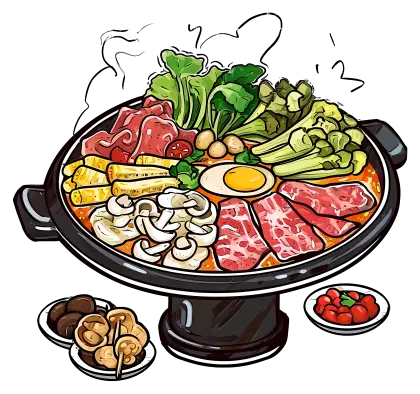 Hot Pot with Fresh Ingredients