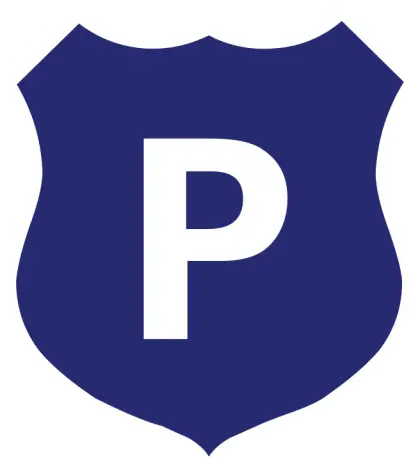 Blue Parking Sign Icon