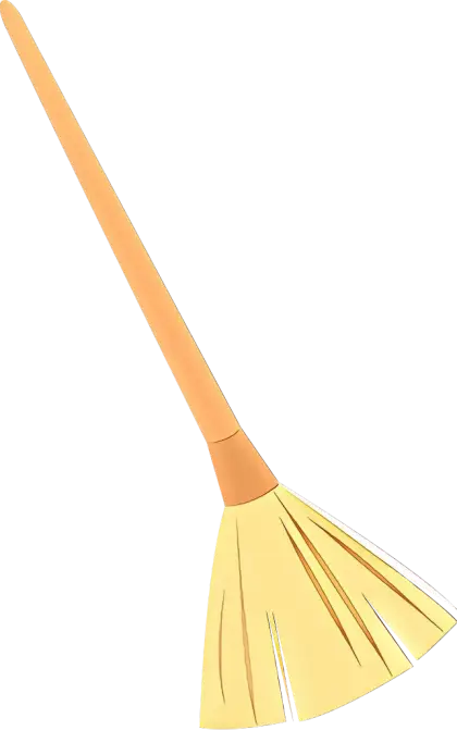 Yellow Broom for Cleaning Purpose