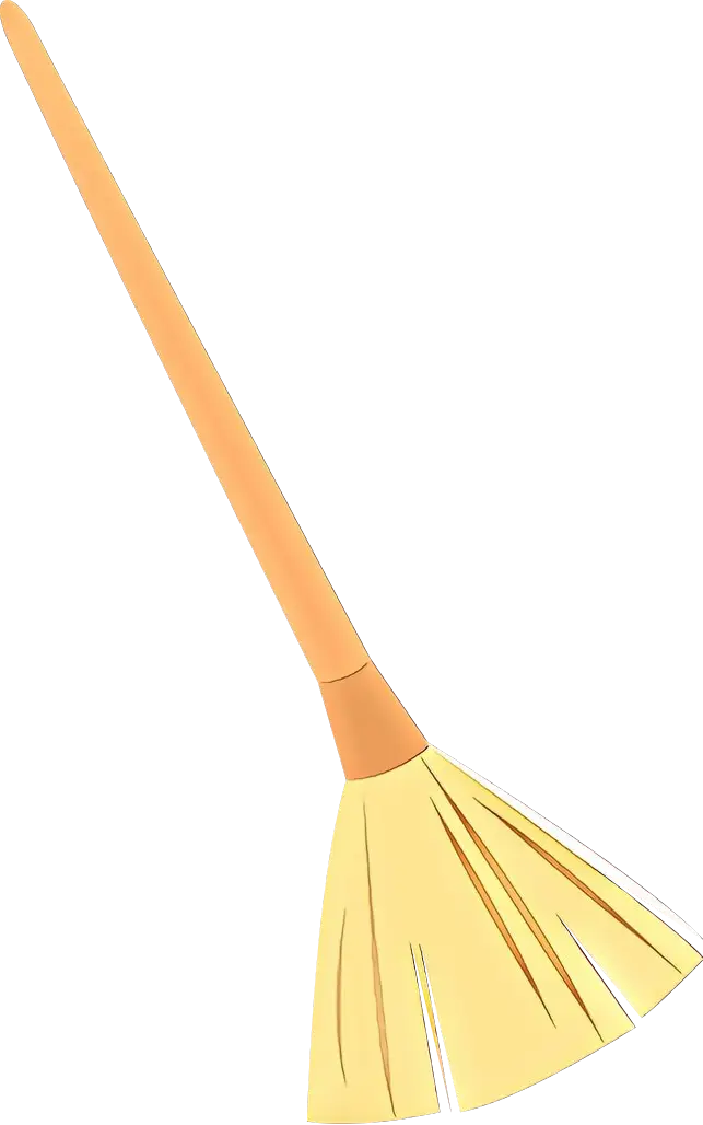 Yellow Broom for Cleaning Purpose