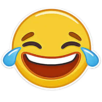 Laughing Emoji with Tears of Joy