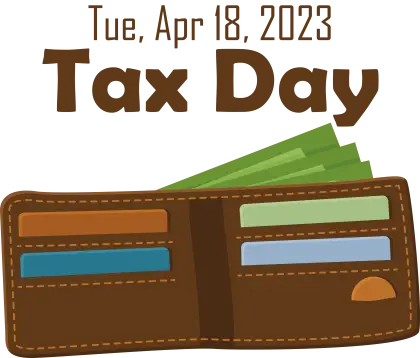 Wallet Illustration for Tax Day