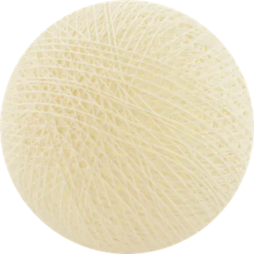 Ball of White Thread for Craft Projects
