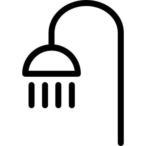 Black Shower Icon