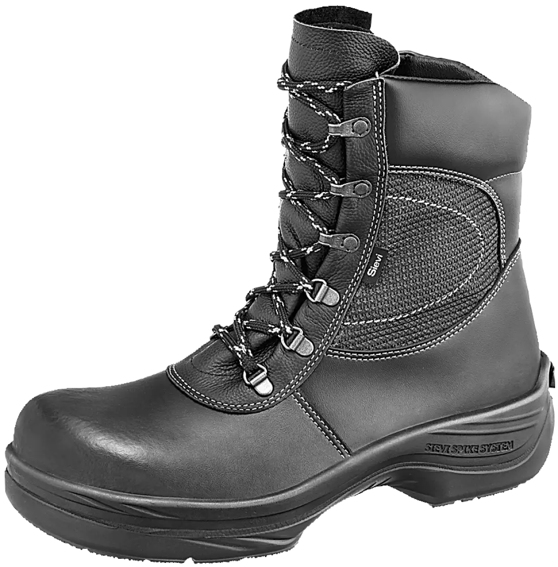 Durable Black Work Boot for Safety
