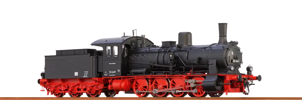 Vintage Steam Locomotive on Rails