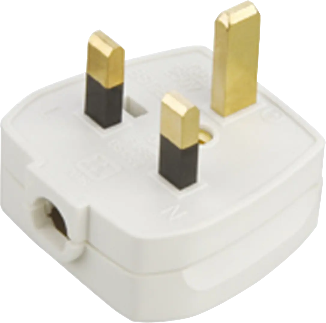 Three-Pin Electrical Plug