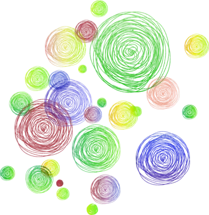 Colorful Swirl Patterns in Abstract Design
