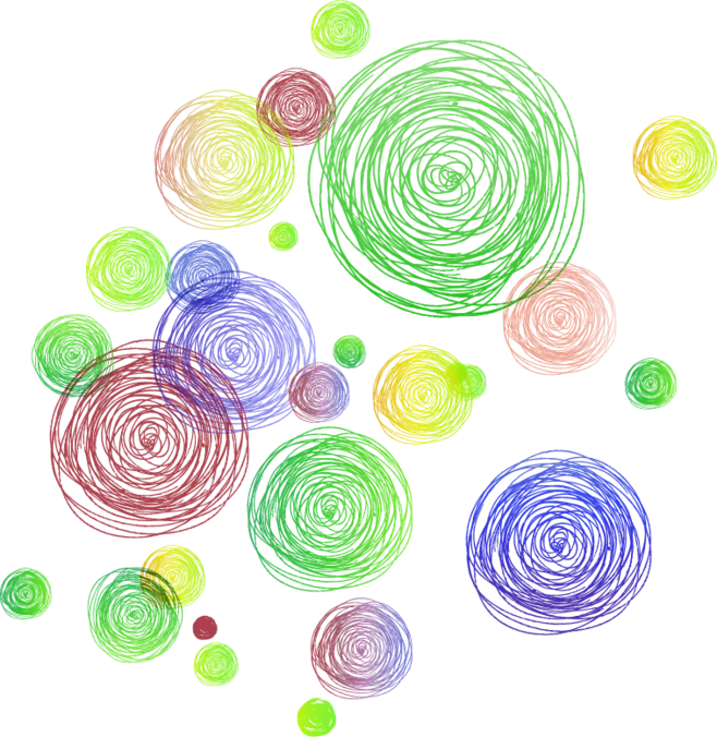 Colorful Swirl Patterns in Abstract Design