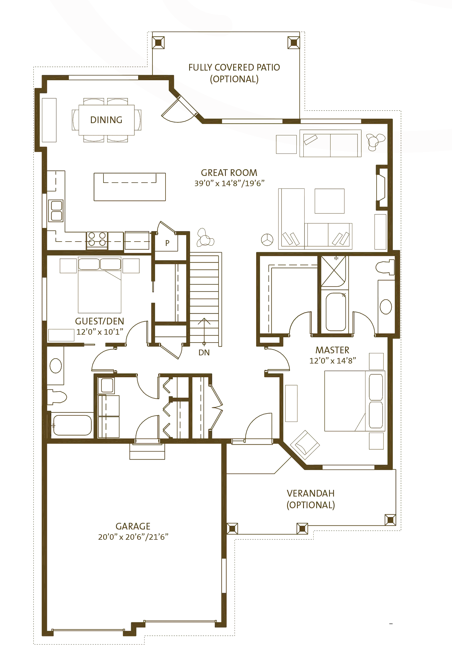 Detailed House Floor Plan Layout