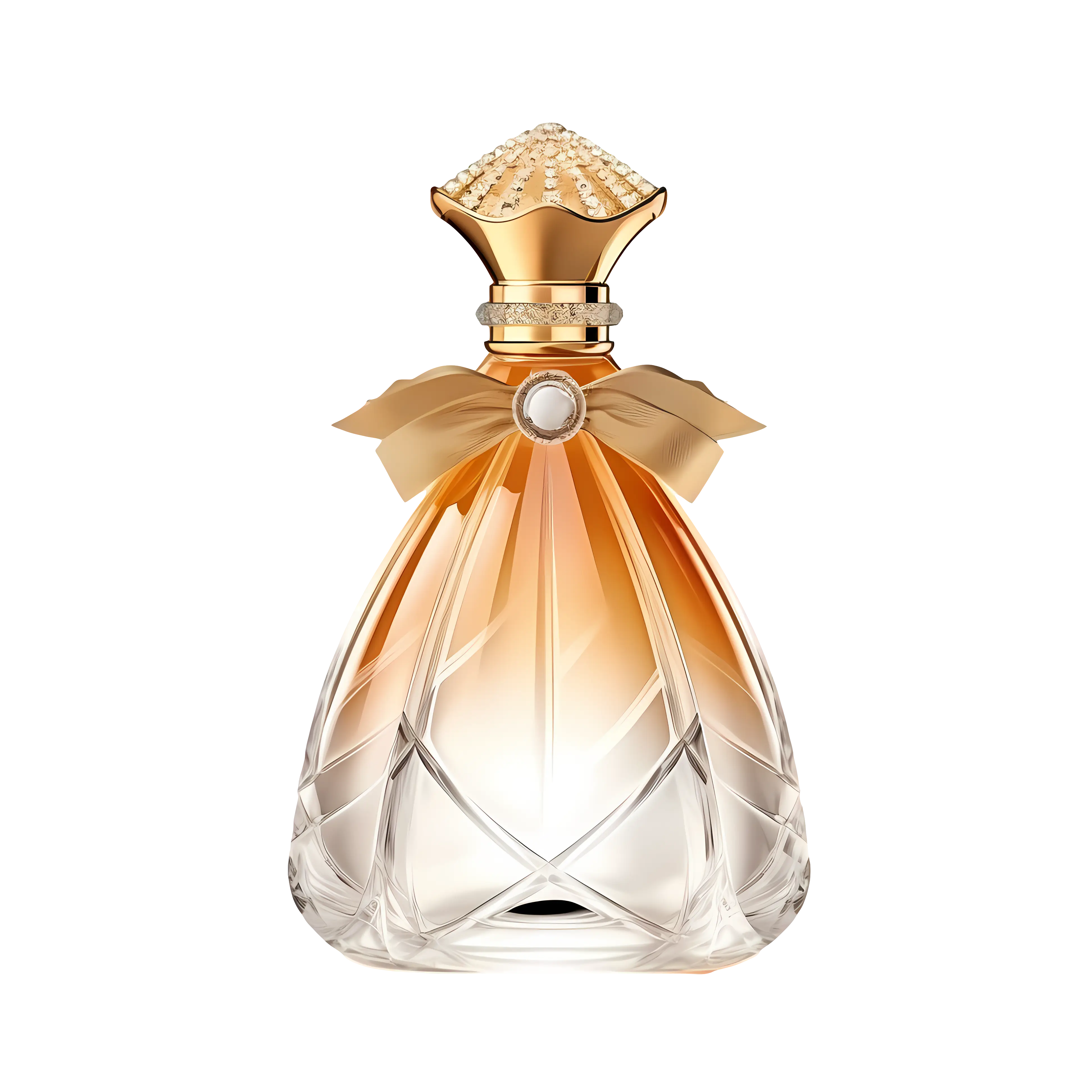 Elegant Golden Perfume Bottle