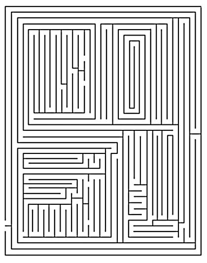 Complex Maze Puzzle