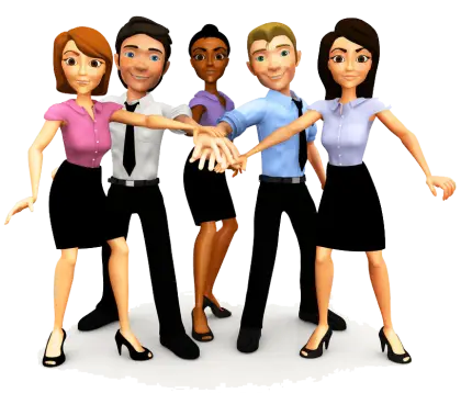 Business Team Illustration for Collaboration
