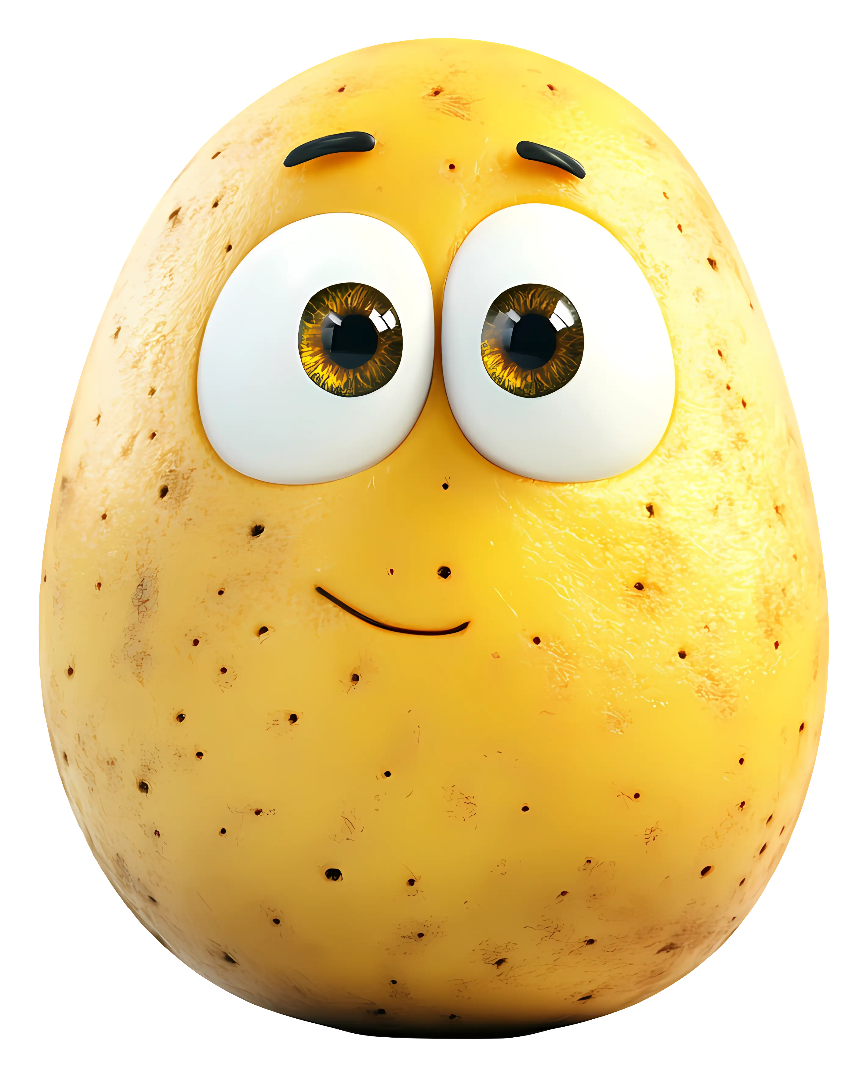 Cute Potato with Face
