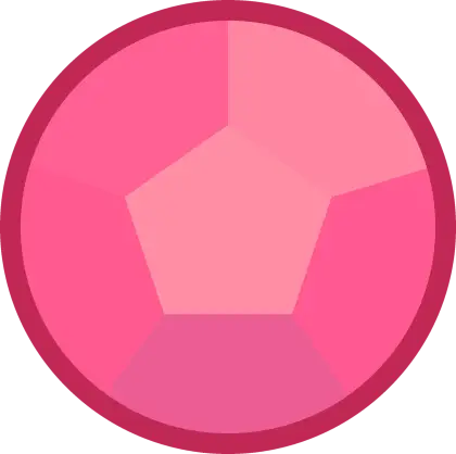 Pink Gemstone Digital Icon