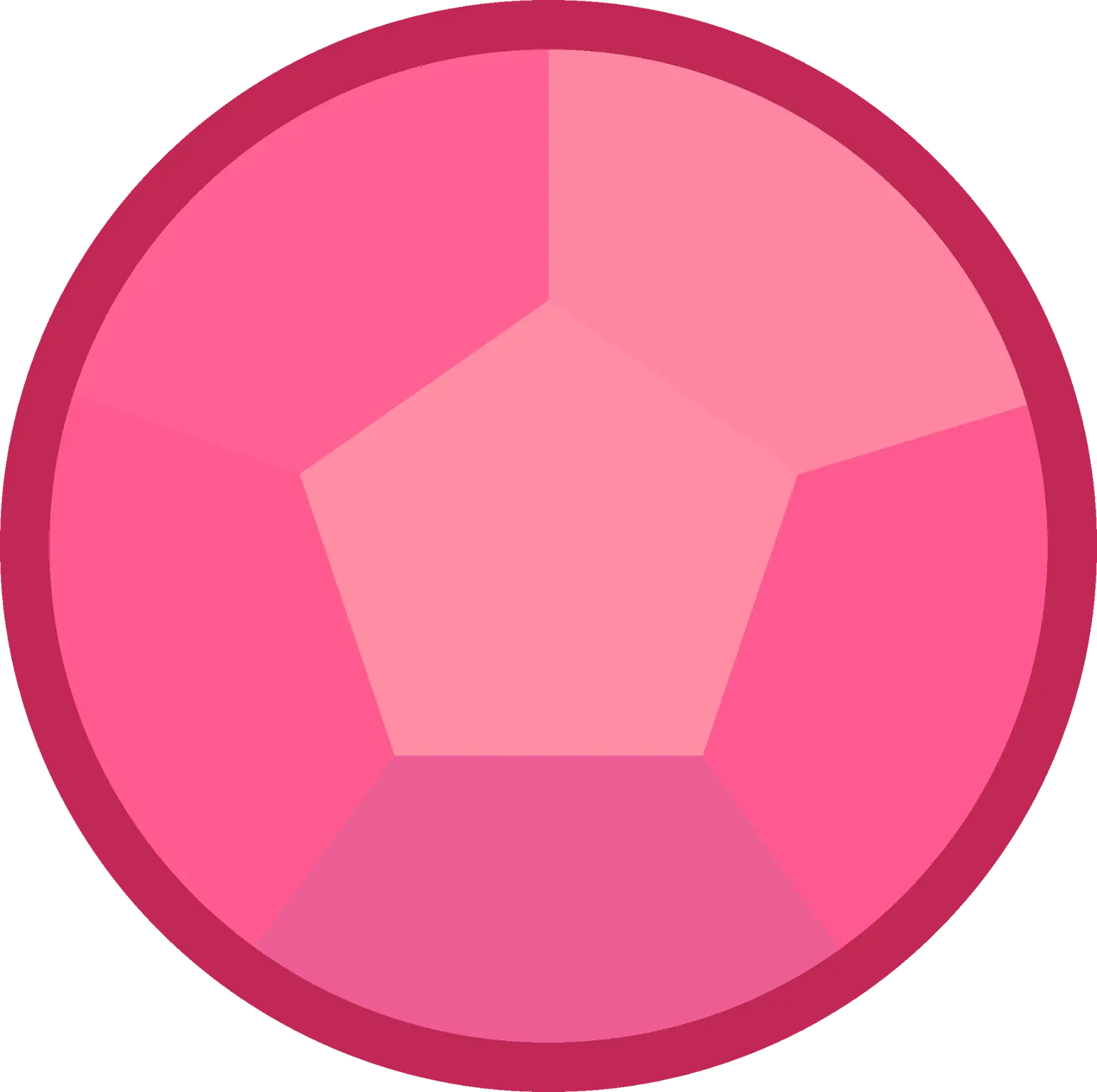 Pink Gemstone Digital Icon