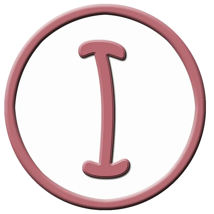 Symbolic Icon of Letter I