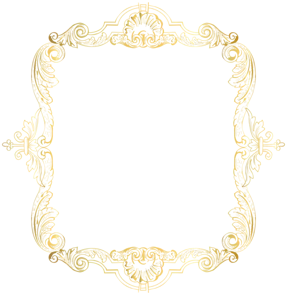 Ornamental Decorative Gold Frame