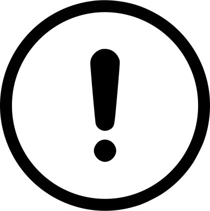 Exclamation Mark Symbol for Alert