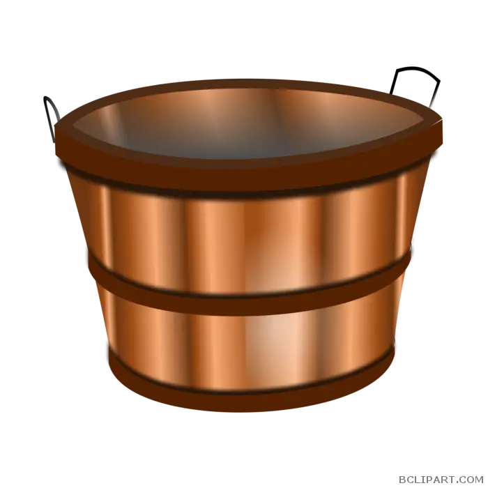 Bronze Metallic Bucket