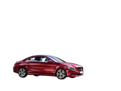 Red Luxurious Sedan Car