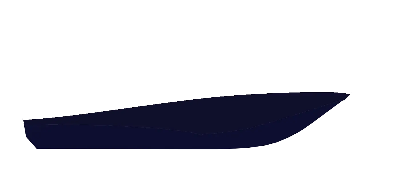 Boat Silhouette in Minimalist Design