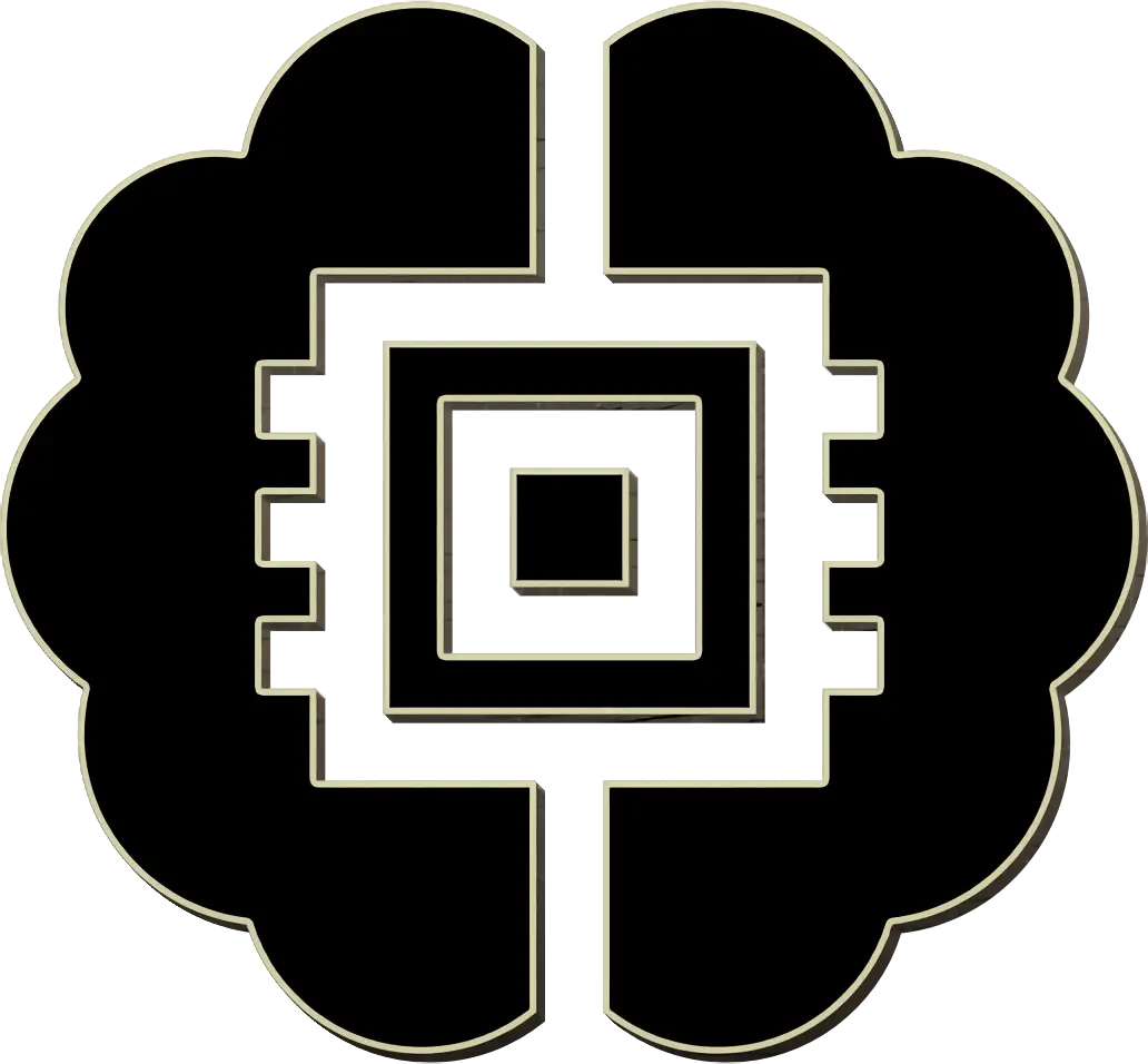 Brain with Circuit for AI Concept